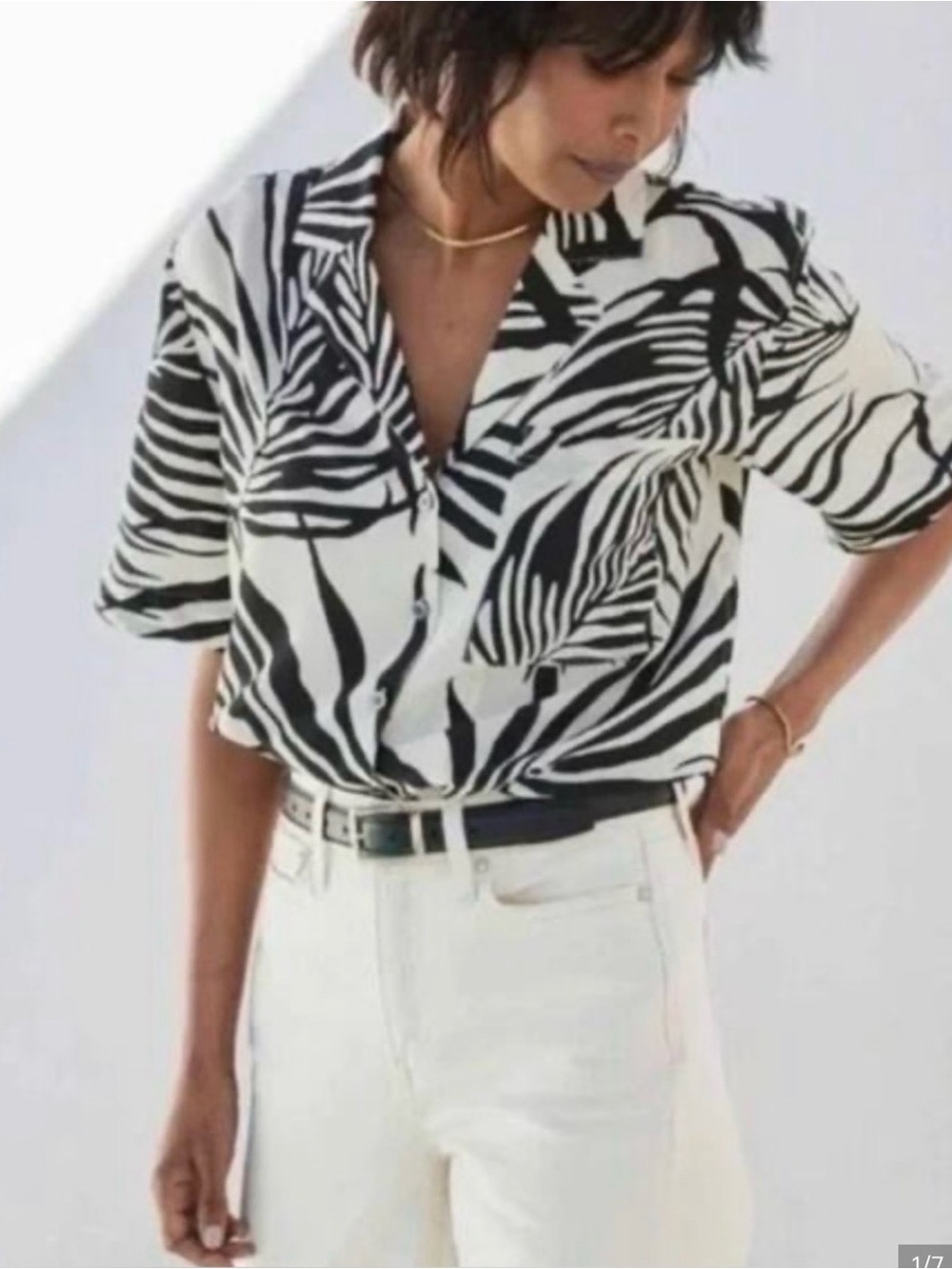 Ayr The Pool Boy | Black Palapa Print